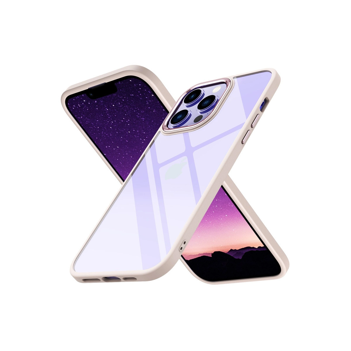 NEWFACE iPhone 14 Pro Max Uyumlu Power Silikon Telefon Kılıfı Pembe