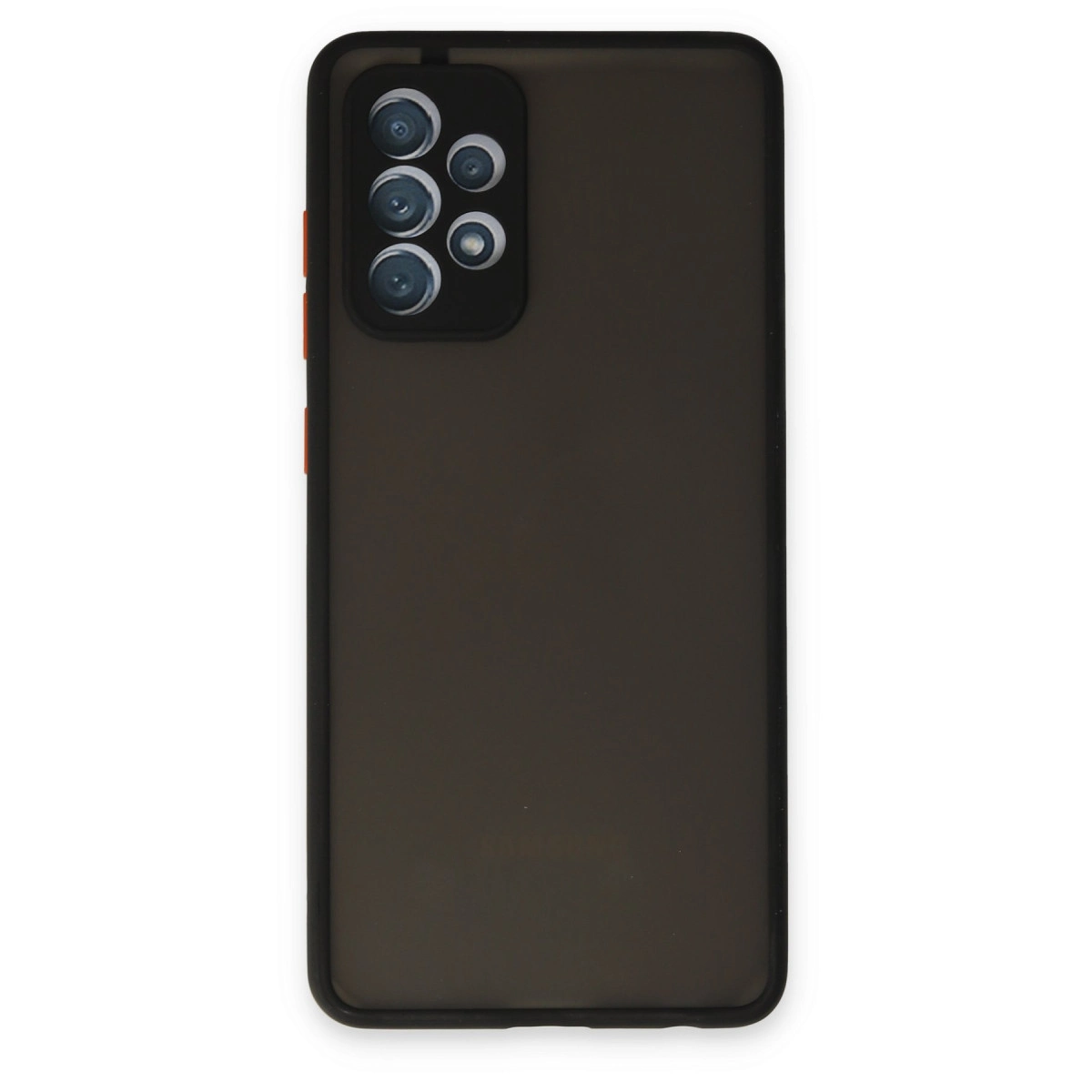 NEWFACE Samsung Galaxy A32 Uyumlu Montreal Silikon Kapak Telefon Kılıfı Siyah
