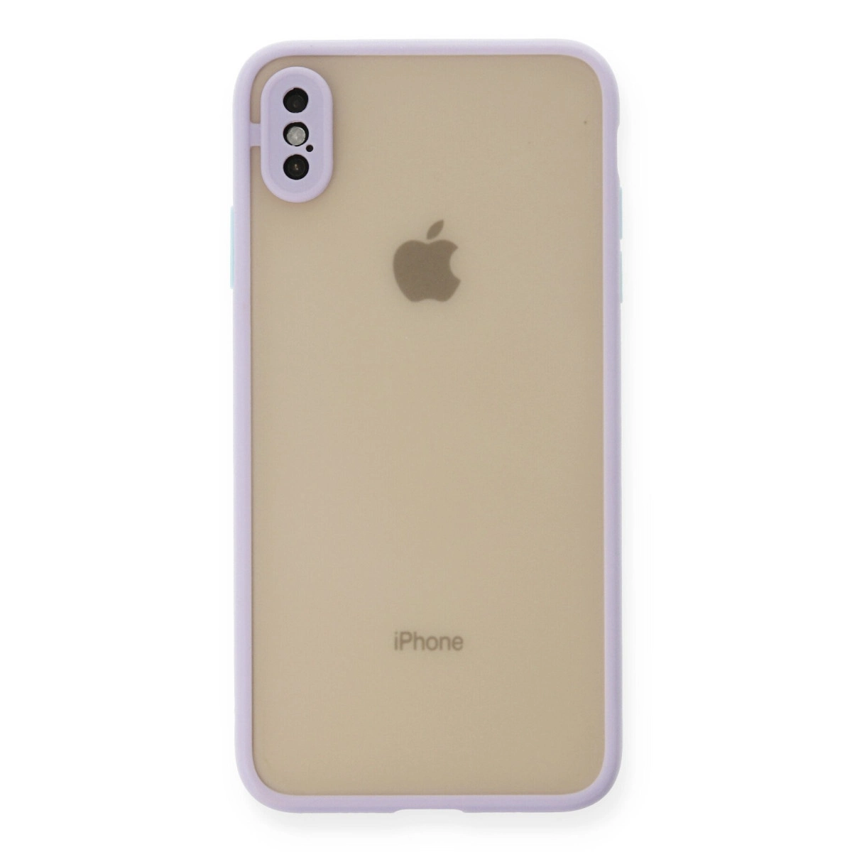 NEWFACE iPhone Xs Max Uyumlu Montreal Silikon Kapak Telefon Kılıfı Mor
