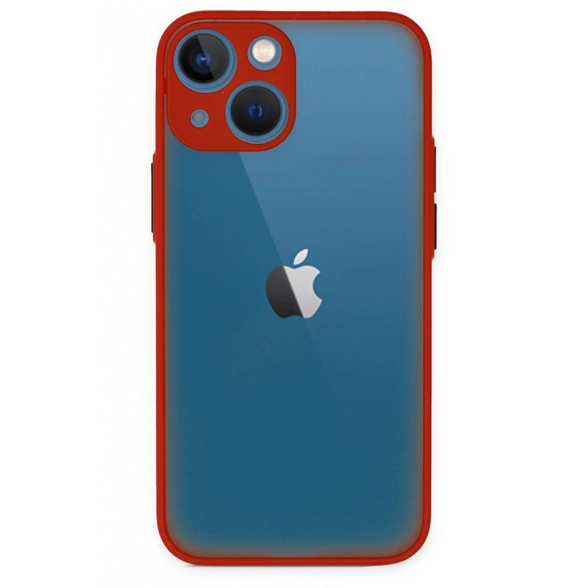 NEWFACE iPhone 15 Uyumlu Montreal Silikon Kapak Telefon Kılıfı Kırmızı