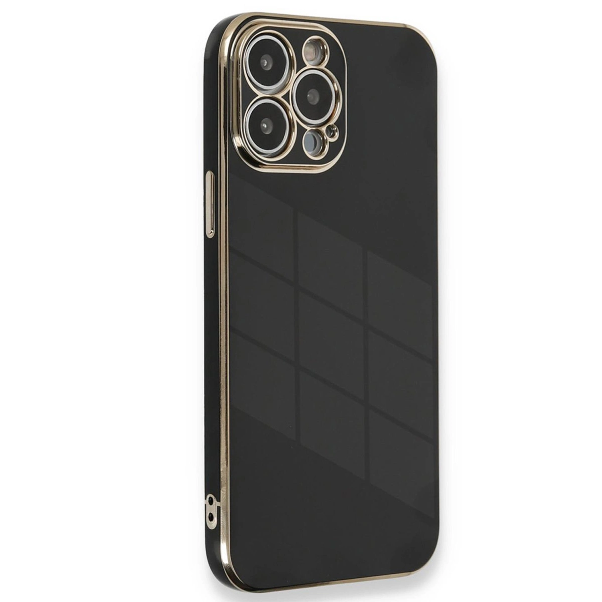 NEWFACE iPhone 15 Pro Uyumlu Volet Silikon Telefon Kılıfı Siyah