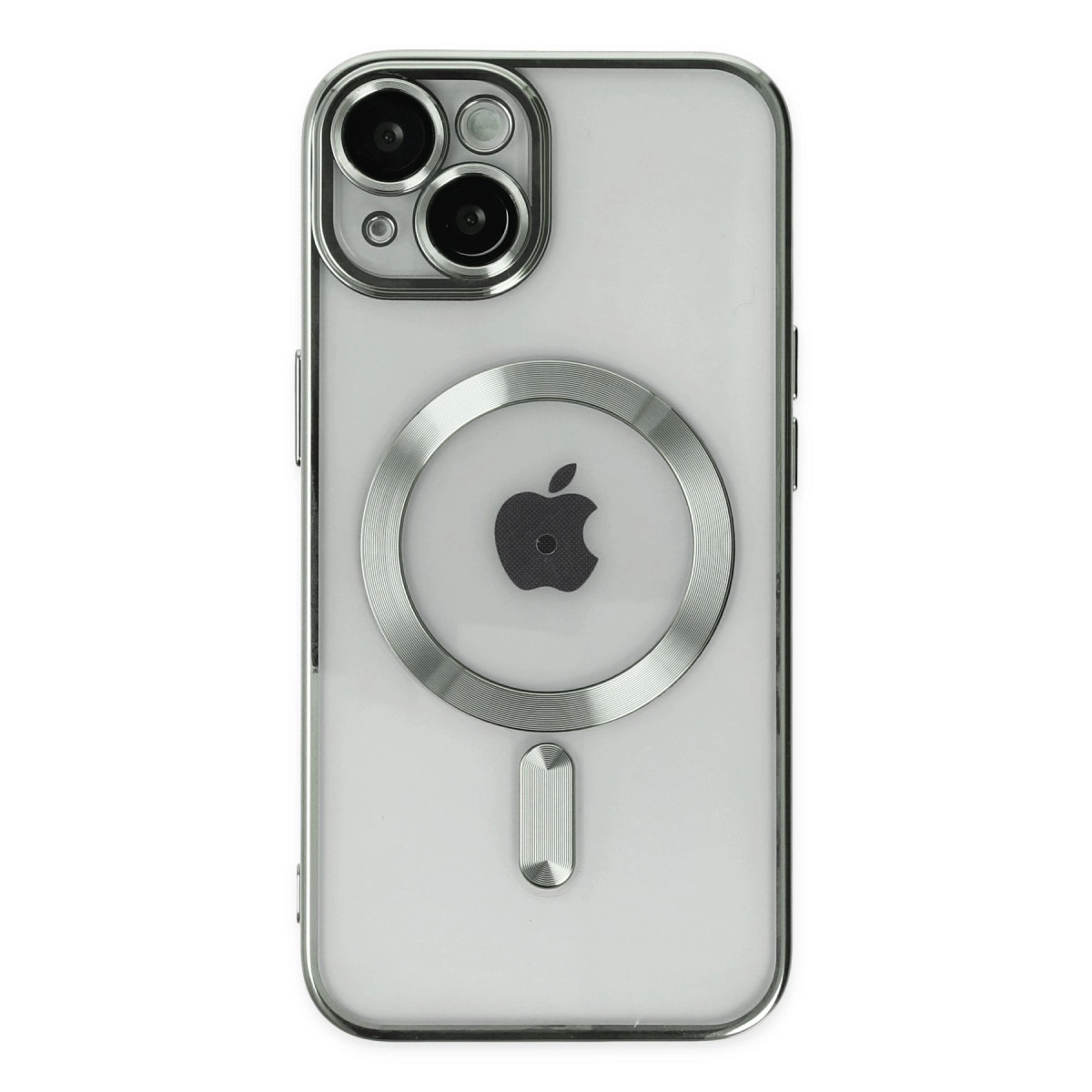 NEWFACE iPhone 14 Uyumlu Kross Magneticsafe Kapak Telefon Kılıfı Gümüş