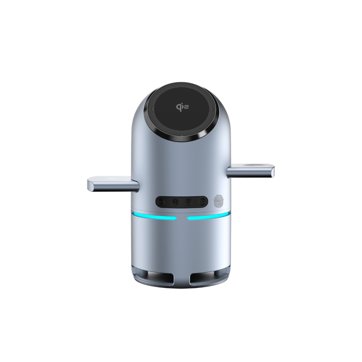 PIILI Robotic P-WRL4 Hoparlör ve Wireless Şarj İstasyonu Antrasit