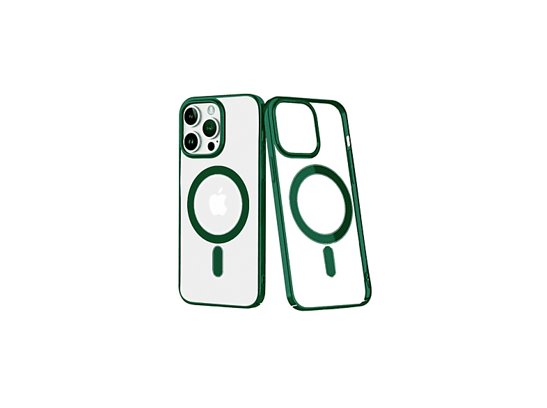 NEWFACE iPhone 14 Pro Uyumlu Element Magneticsafe Sert Kapak Telefon Kılıfı Köknar Yeşili