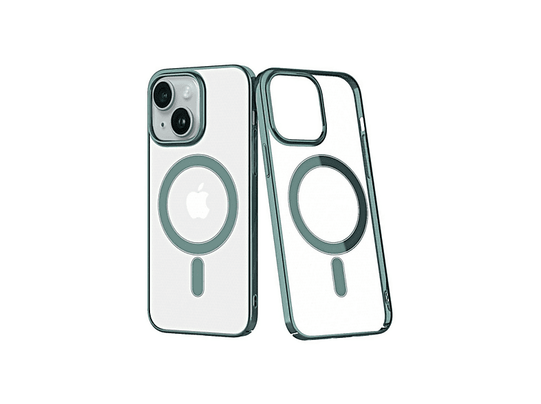 NEWFACE iPhone 14 Plus Uyumlu Element Magneticsafe Sert Kapak Telefon Kılıfı Köknar Yeşili