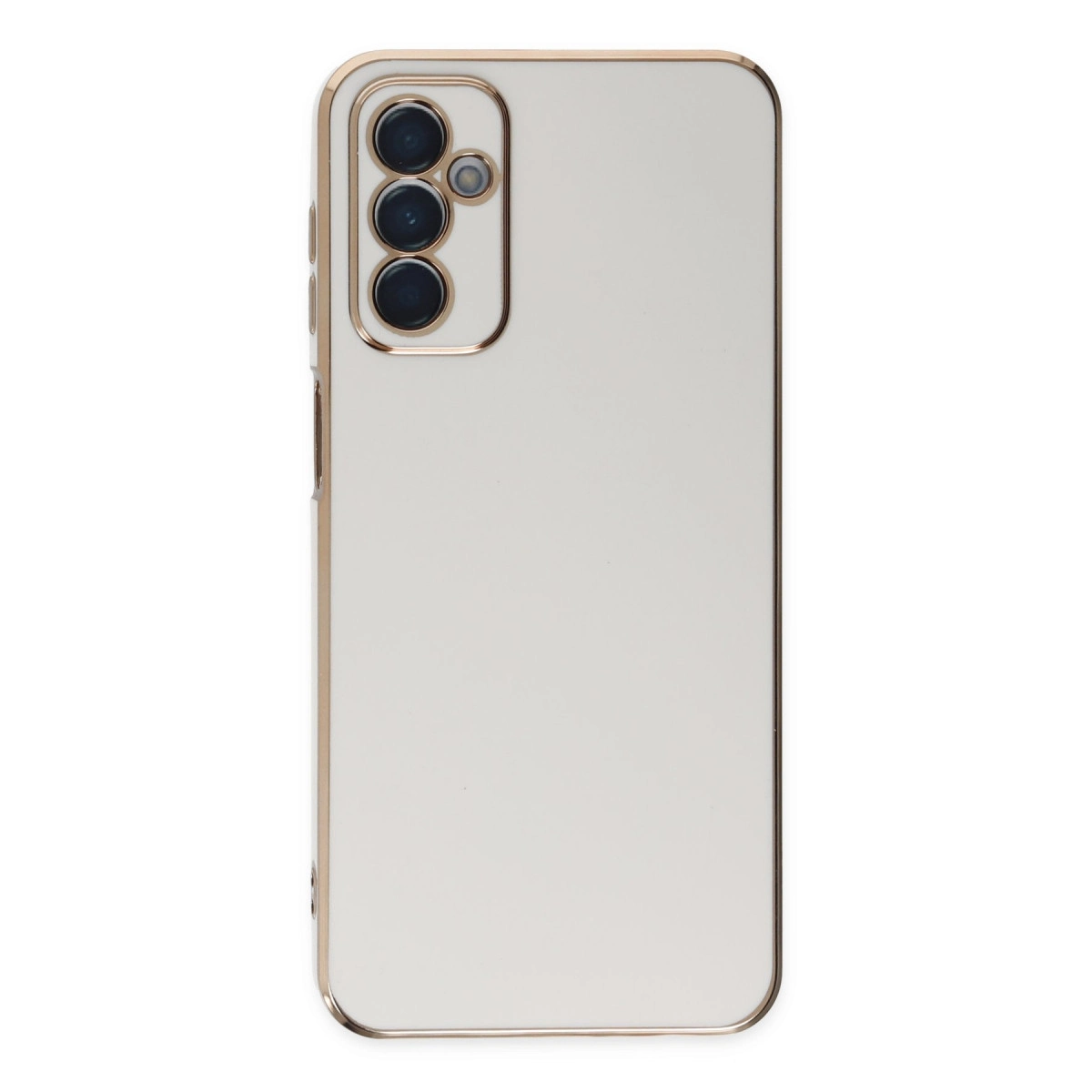 NEWFACE Samsung Galaxy M23 Uyumlu Volet Silikon Telefon Kılıfı Beyaz