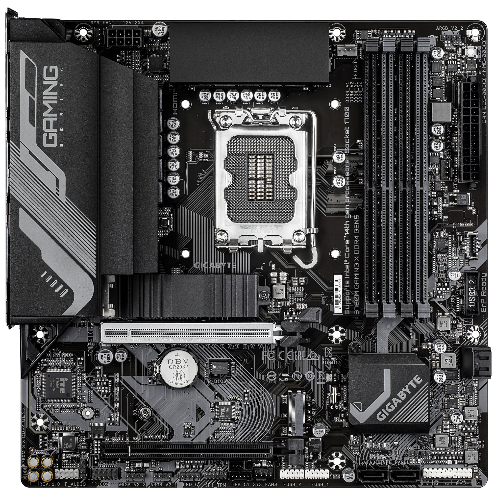 GIGABYTE B760M Gaming X D4 Gen 5 1700P HDMI DP Intel B660 Express DDR5 ATX Anakart