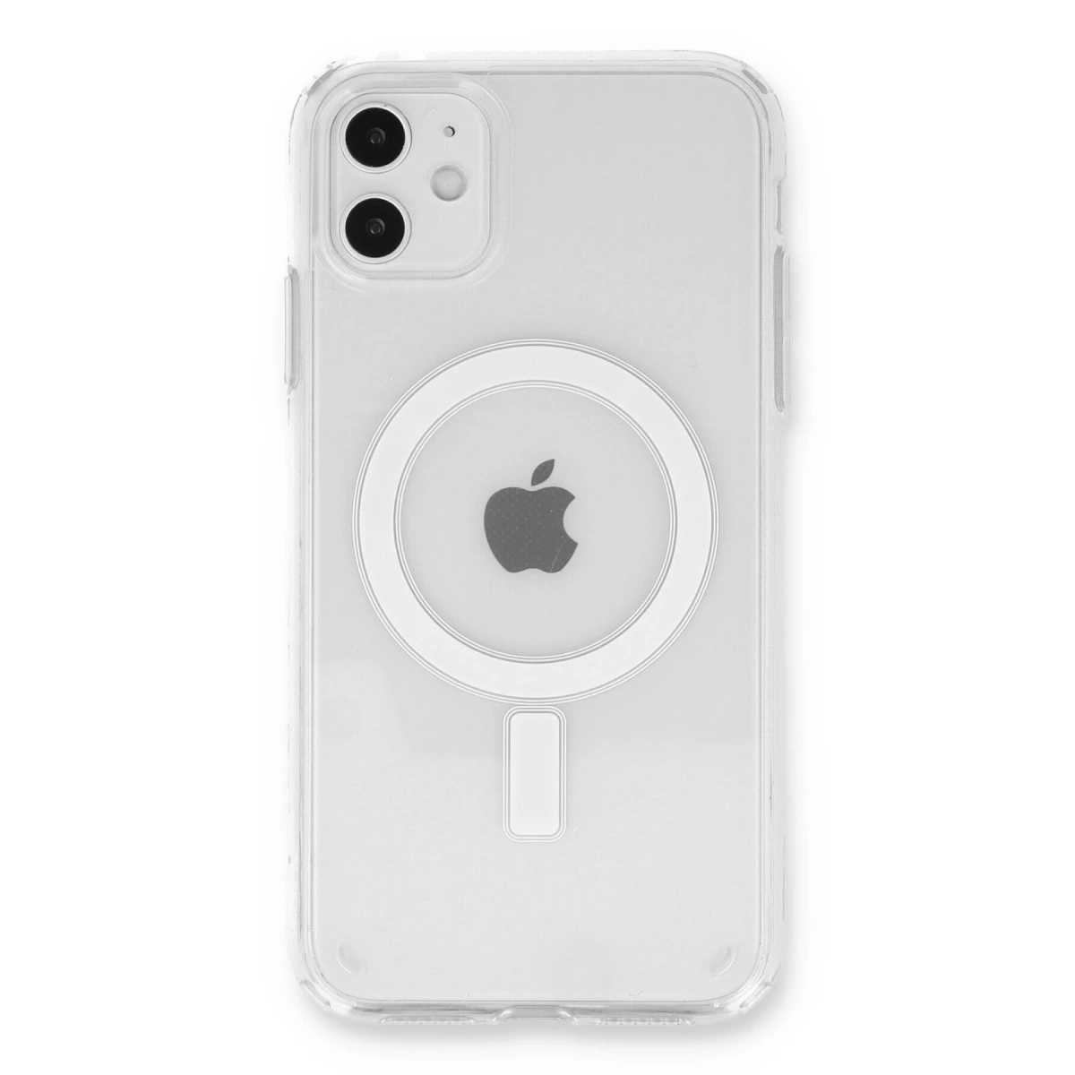 NEWFACE iPhone 11 Uyumlu Pc Real Magsafe Kapak Telefon Kılıfı Şeffaf