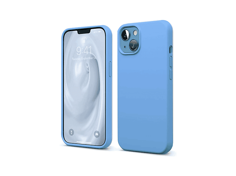 NEWFACE iPhone 14 Uyumlu First Silikon Telefon Kılıfı Mavi