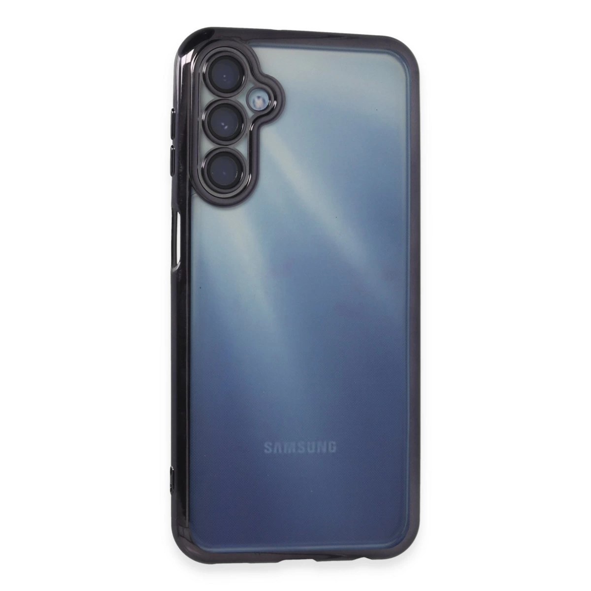 NEWFACE Samsung Galaxy A25 5G Uyumlu Kamera Korumalı Lensli Silikon Telefon Kılıfı Mor