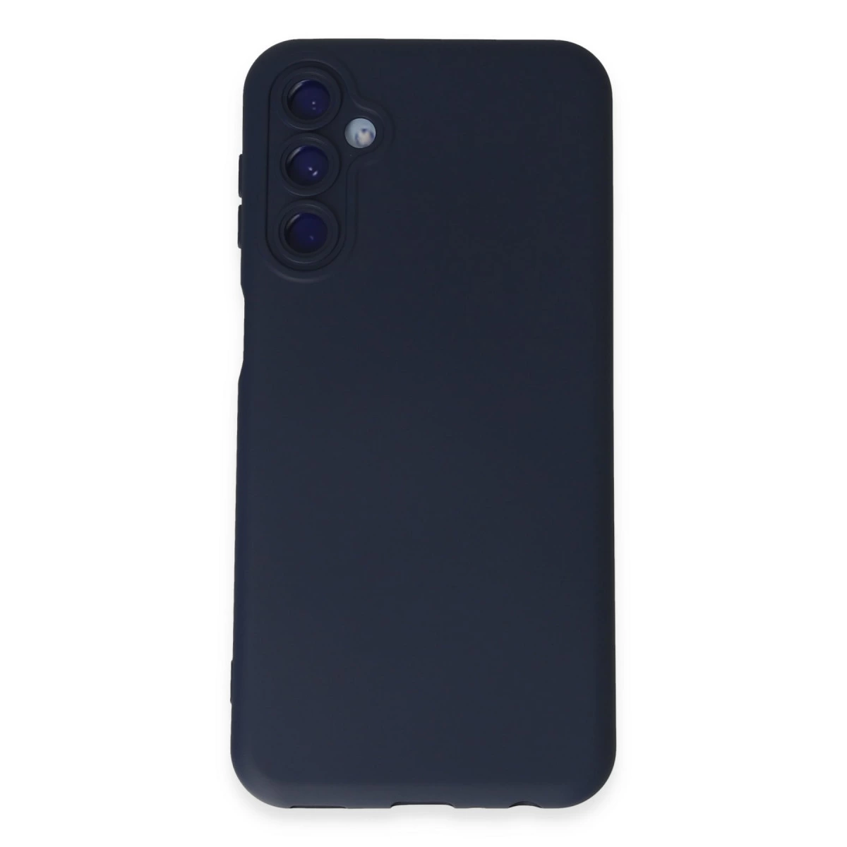 NEWFACE Samsung Galaxy M34 5G Uyumlu Nano İçi Kadife Silikon Telefon Kılıfı Lacivert