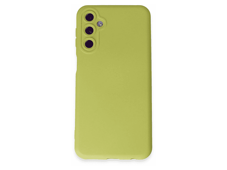 NEWFACE Samsung Galaxy M34 5G Uyumlu Nano İçi Kadife Silikon Telefon Kılıfı Sarı
