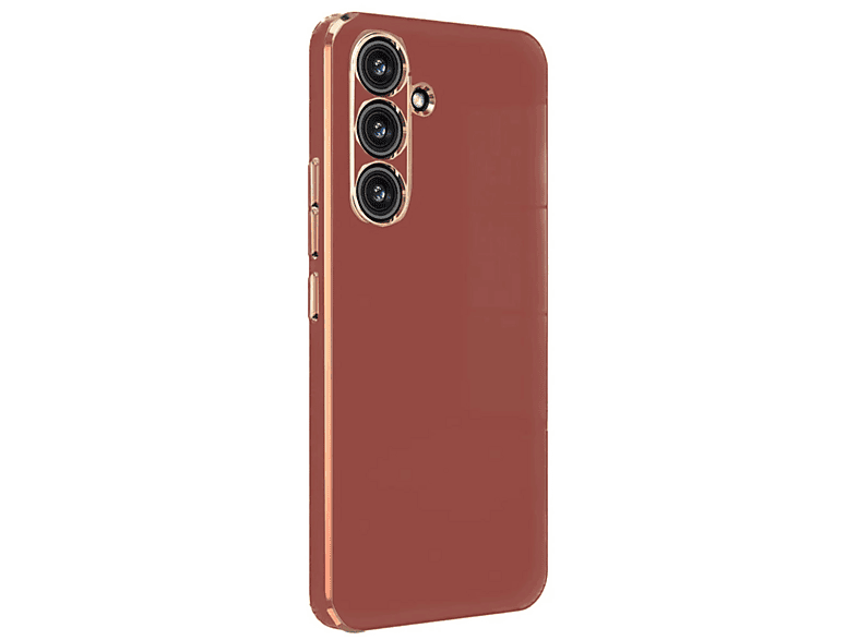 NEWFACE Samsung Galaxy M34 5G Uyumlu Volet Silikon Telefon Kılıfı Kırmızı