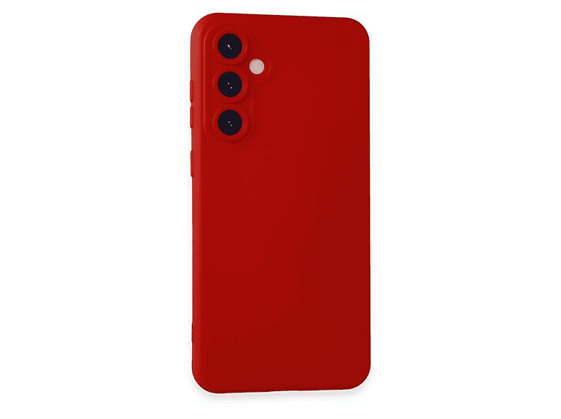 NEWFACE Samsung Galaxy S23 FE Uyumlu Nano İçi Kadife Silikon Telefon Kılıfı Kırmızı