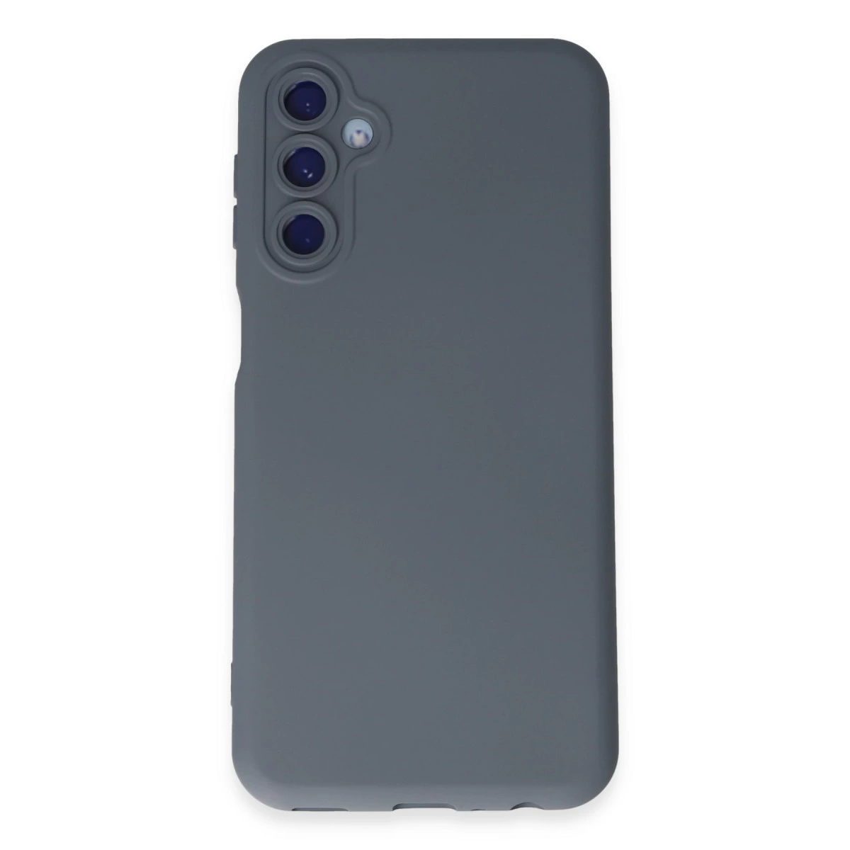 NEWFACE Samsung Galaxy M14 5G Uyumlu Nano İçi Kadife Silikon Telefon Kılıfı Gri