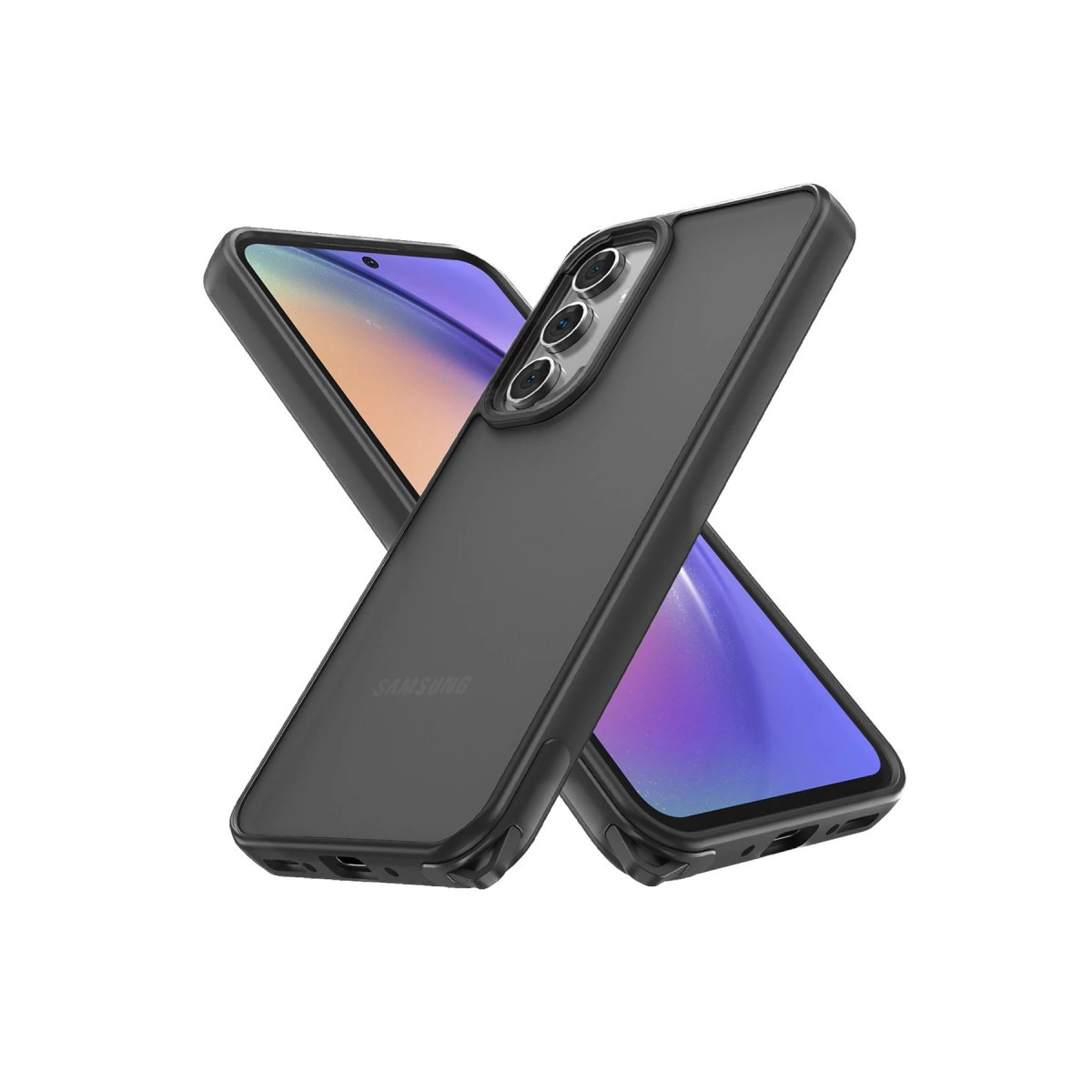 NEWFACE Samsung Galaxy A14 4G Uyumlu Elegant Kapak Telefon Kılıfı Siyah