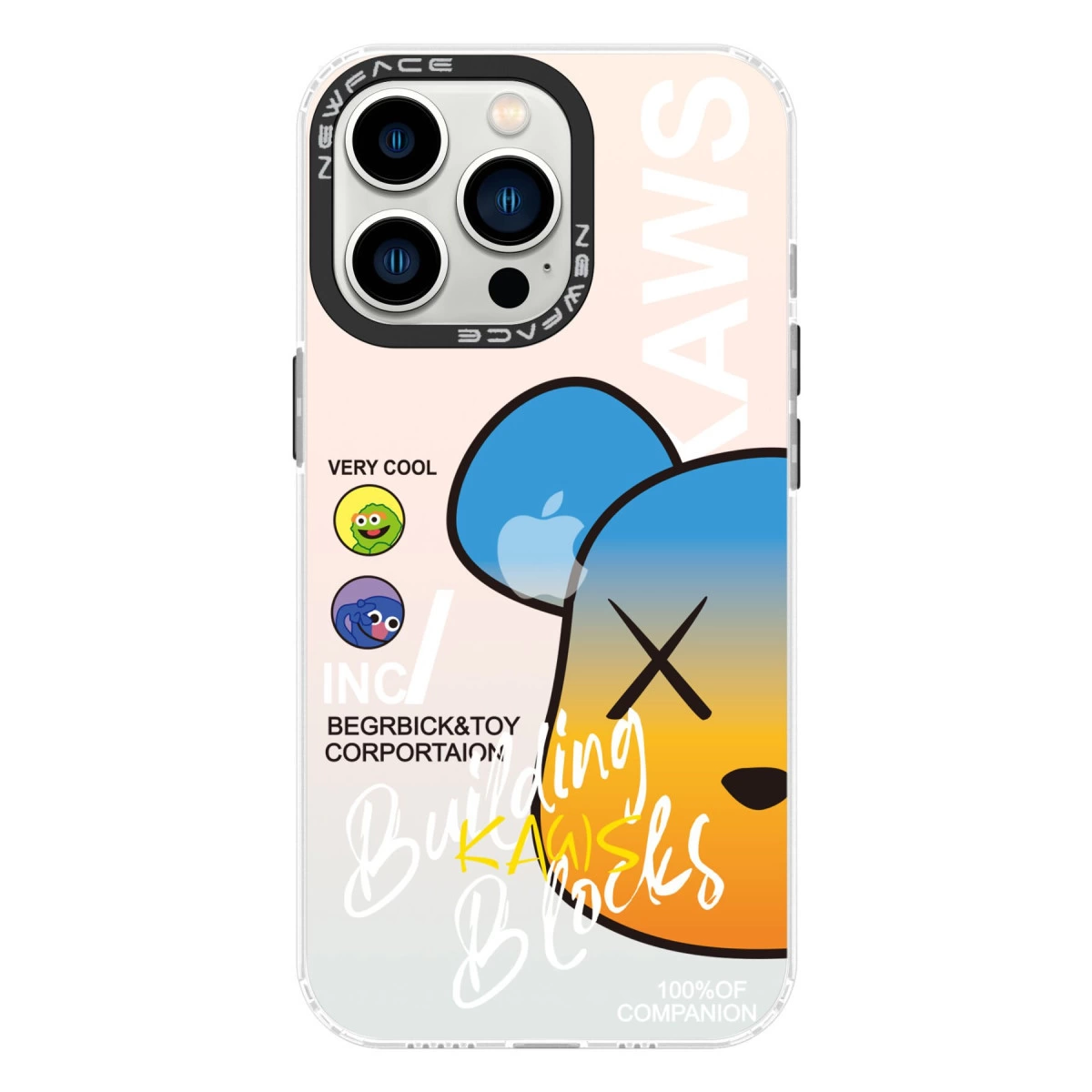 NEWFACE iPhone 13 Pro Max Uyumlu Estoril Desenli Kapak Telefon Kılıfı Çok Renkli