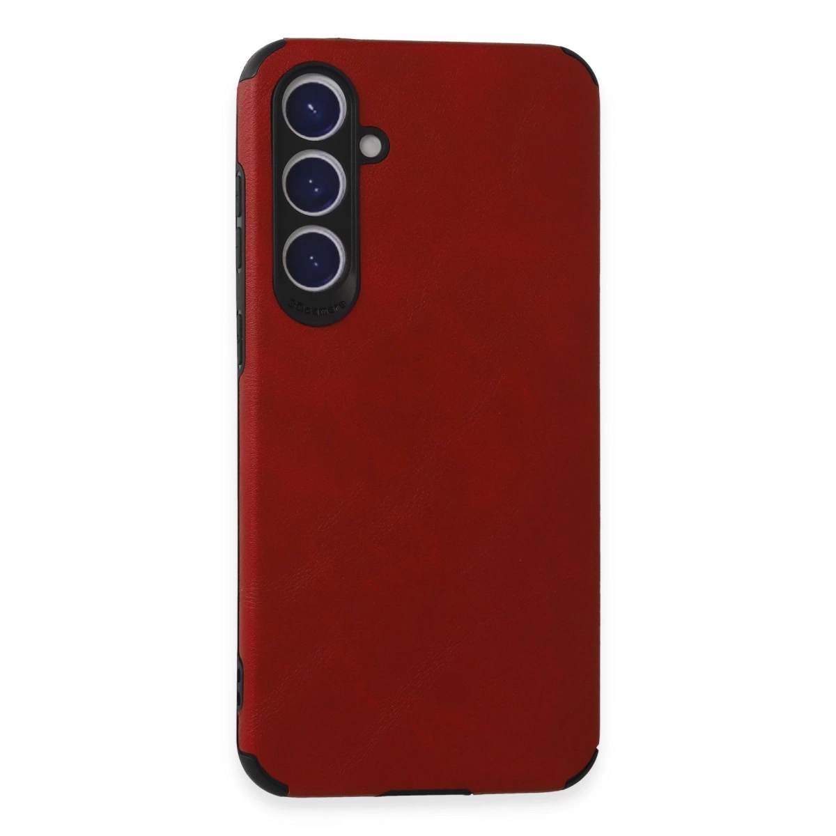 NEWFACE Samsung Galaxy S23 FE Uyumlu Loop Deri Silikon Telefon Kılıfı Kırmızı