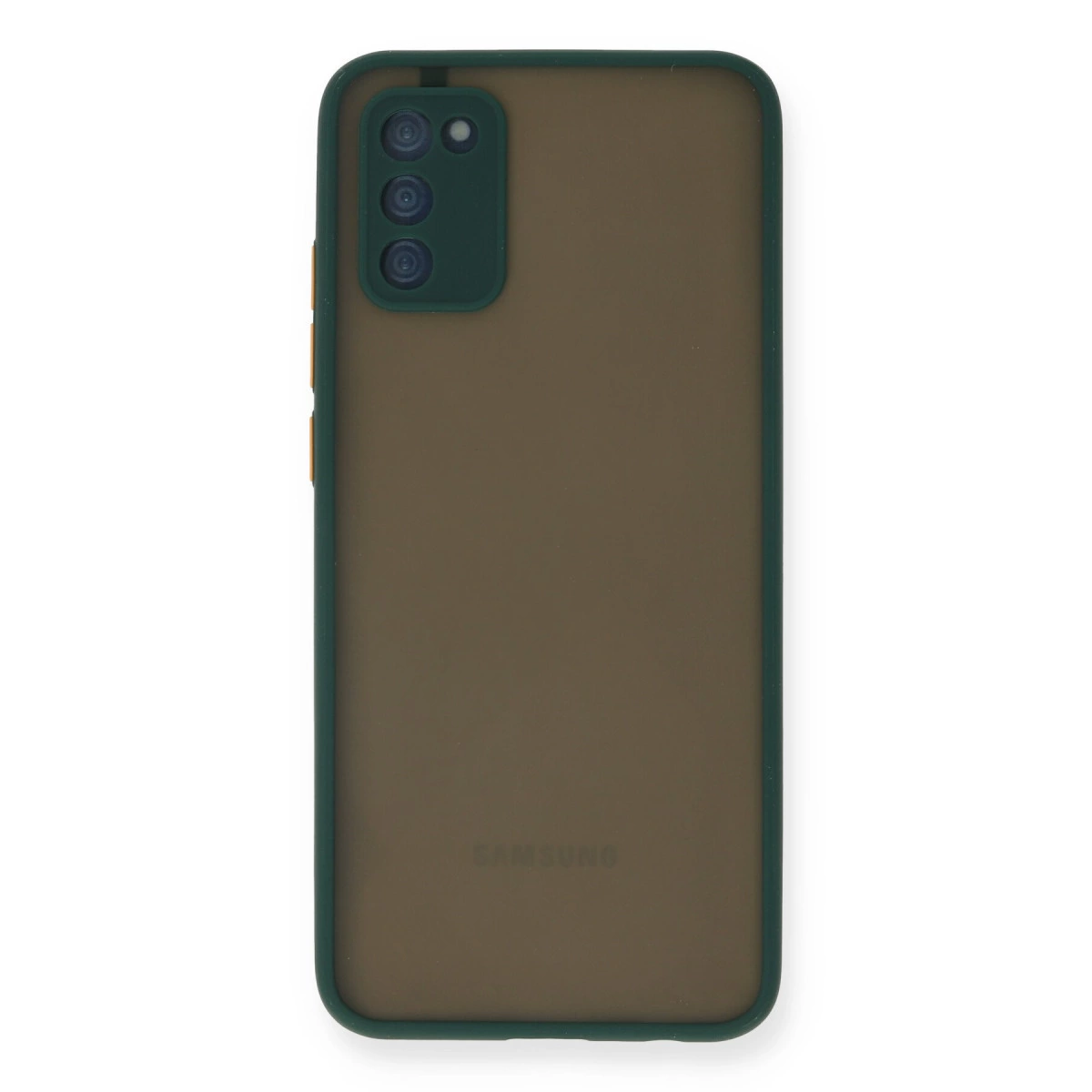 NEWFACE Samsung Galaxy A03S Uyumlu Montreal Silikon Kapak Telefon Kılıfı Yeşil