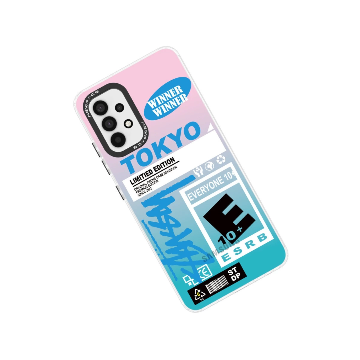 Tokyo, Winner Winner, Limited Edition ve ESRB derecelendirmeli akıllı telefon kılıfı.