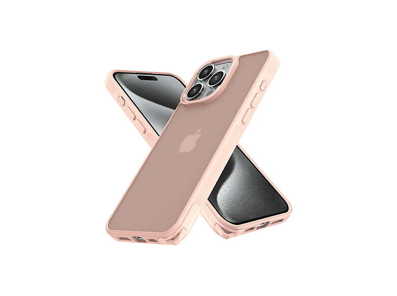 NEWFACE iPhone 14 Pro Uyumlu Elegant Kapak Telefon Kılıfı Pudra