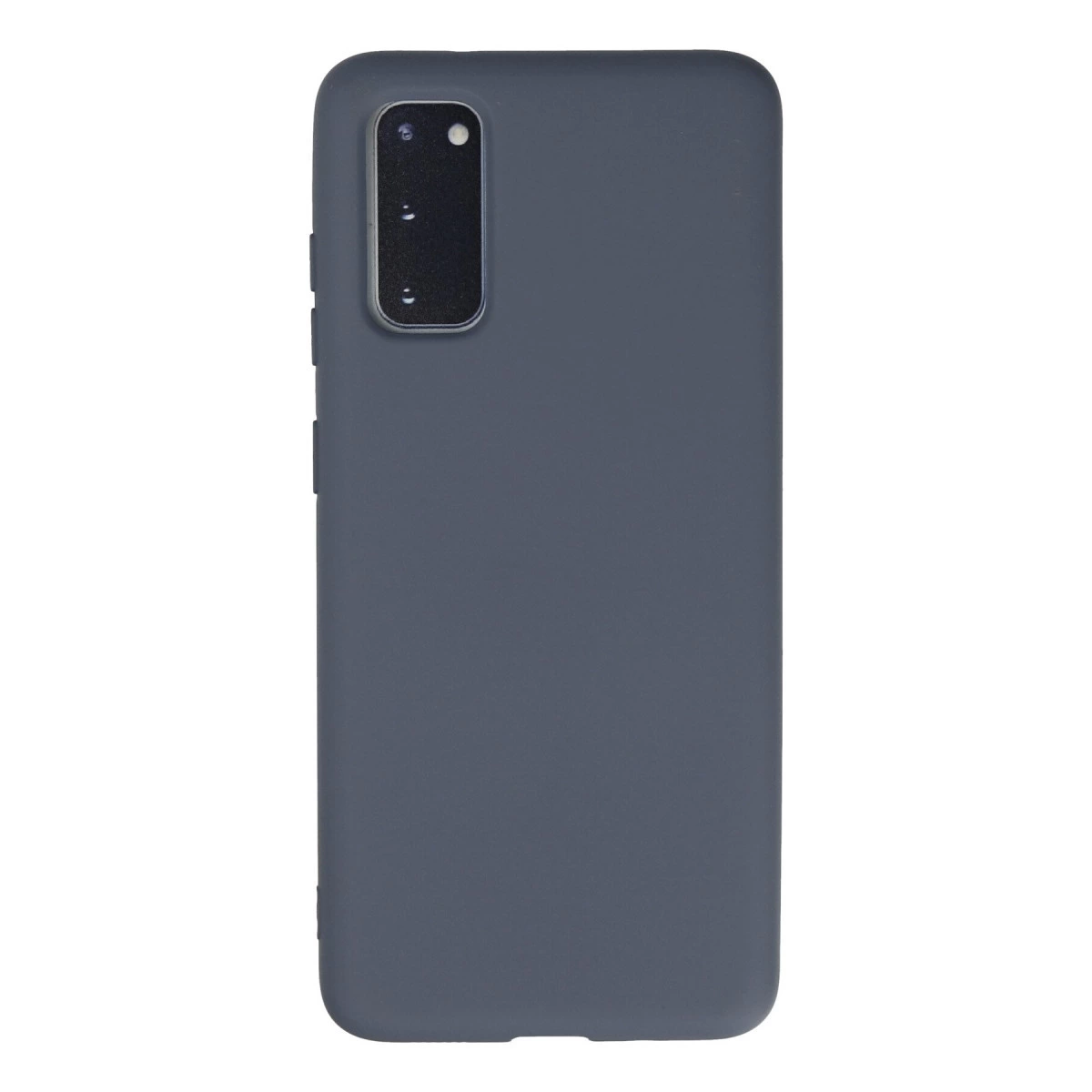 NEWFACE Samsung Galaxy S20 Uyumlu Nano İçi Kadife Silikon Telefon Kılıfı Gri