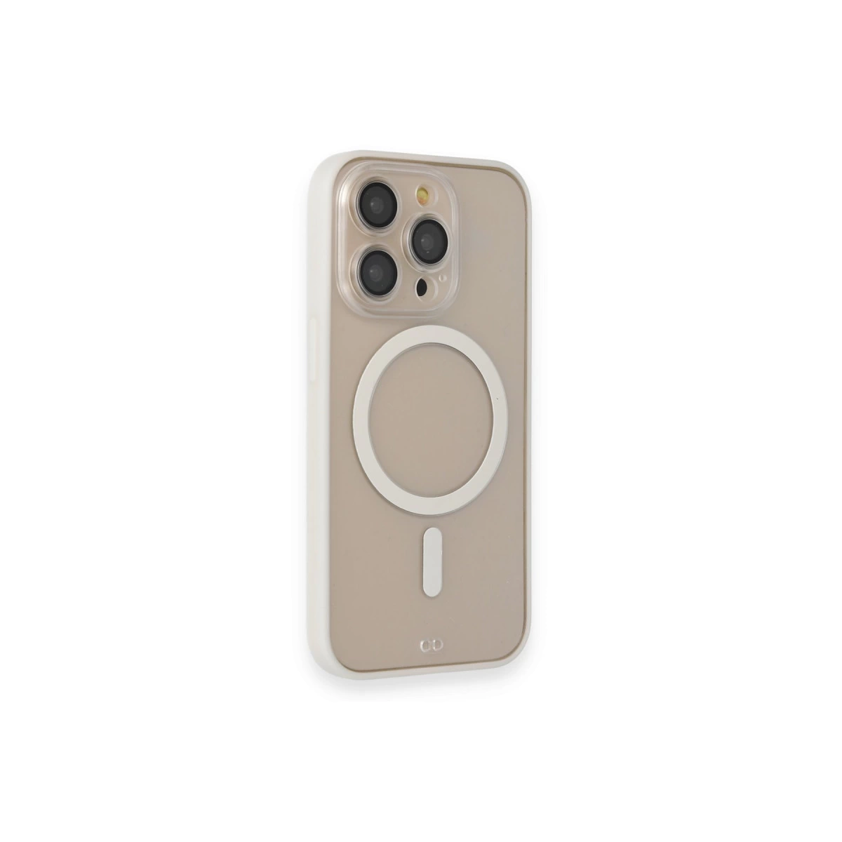 NEWFACE iPhone 14 Pro Uyumlu Grand Magneticsafe Kapak Telefon Kılıfı Beyaz