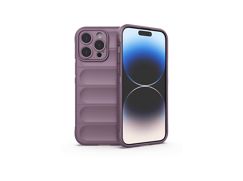 NEWFACE iPhone 14 Pro Uyumlu Optimum Silikon Telefon Kılıfı Mor