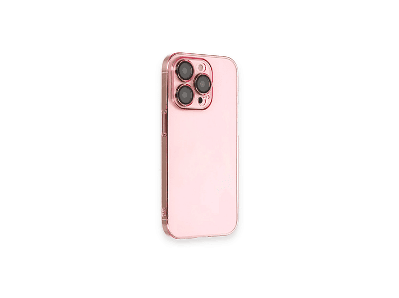 NEWFACE iPhone 13 Pro Max Uyumlu Armada Lensli Kapak Telefon Kılıfı Rose Gold