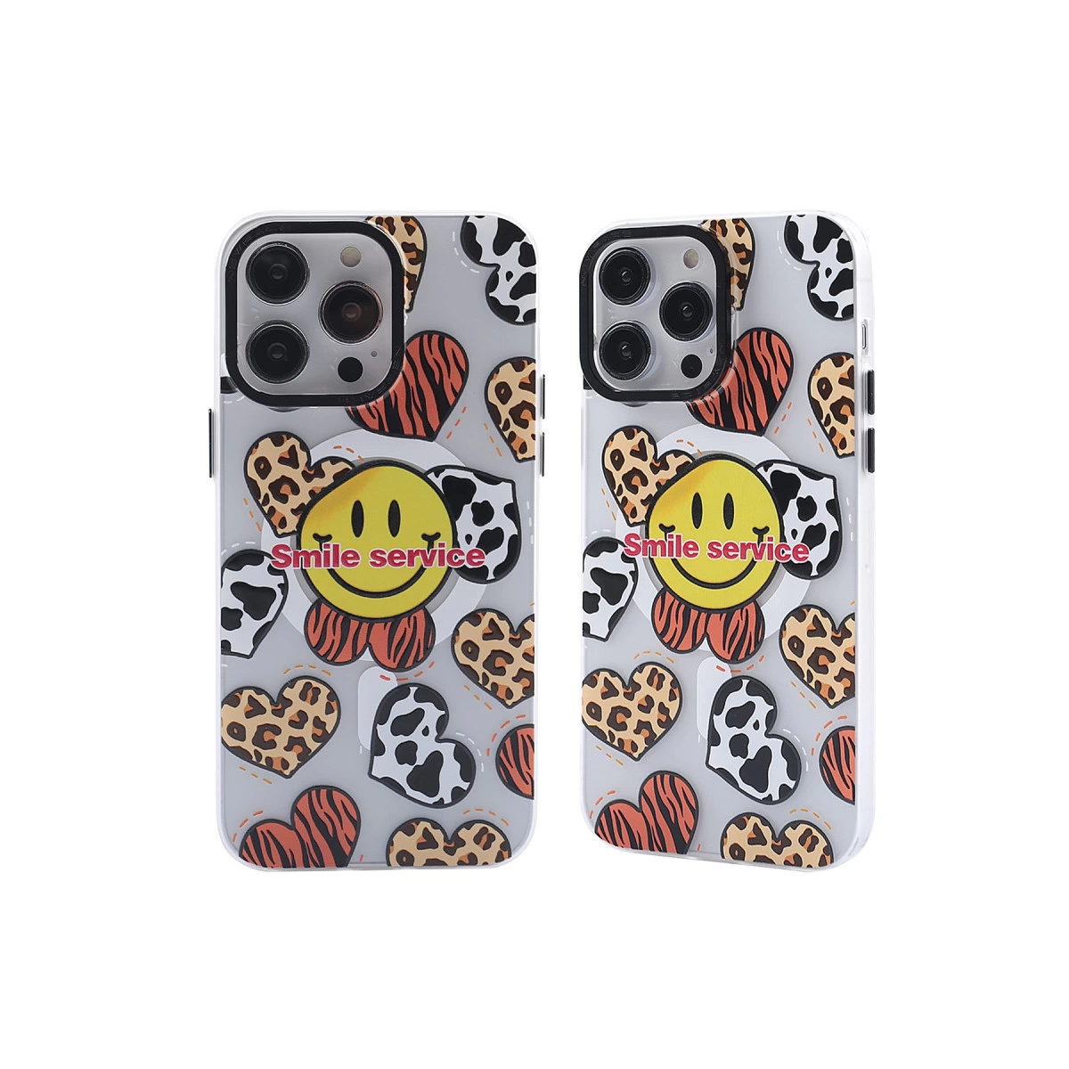 NEWFACE iPhone 12 Pro Max Uyumlu Apollo Magneticsafe Desenli Kapak Telefon Kılıfı Çok Renkli