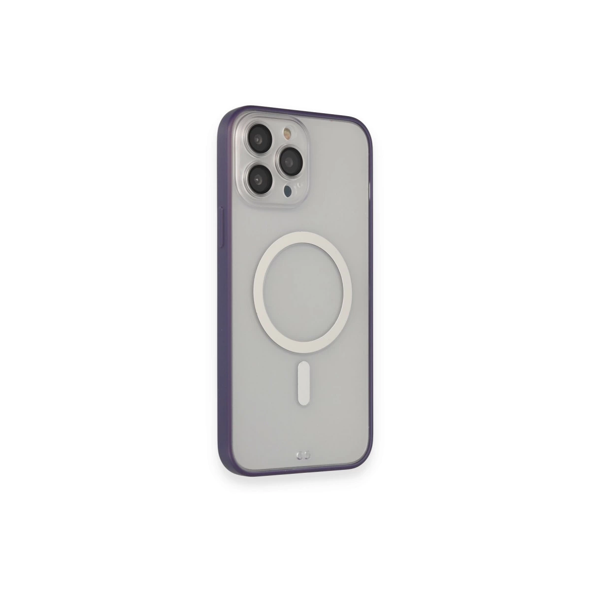 NEWFACE iPhone 14 Pro Max Uyumlu Grand Magneticsafe Kapak Telefon Kılıfı Mor