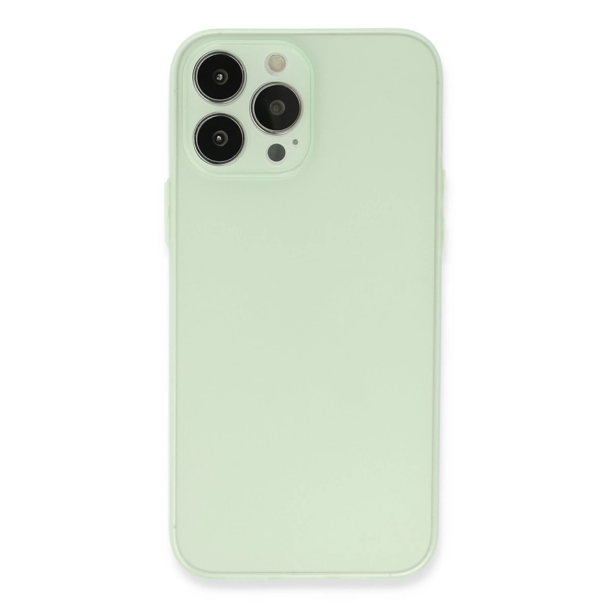 NEWFACE iPhone 13 Pro Max Uyumlu Puma Silikon Telefon Kılıfı Açık Yeşil