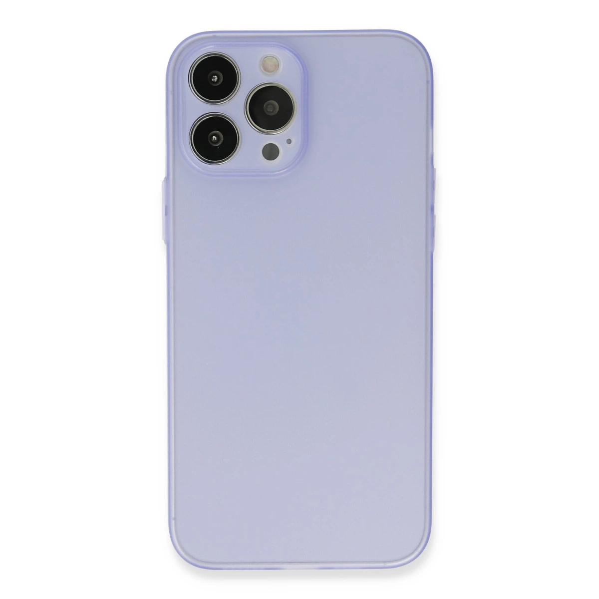 NEWFACE iPhone 13 Pro Max Uyumlu Puma Silikon Telefon Kılıfı Mor