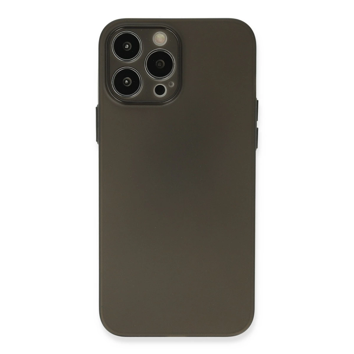 NEWFACE iPhone 13 Pro Uyumlu Puma Silikon Telefon Kılıfı Gri