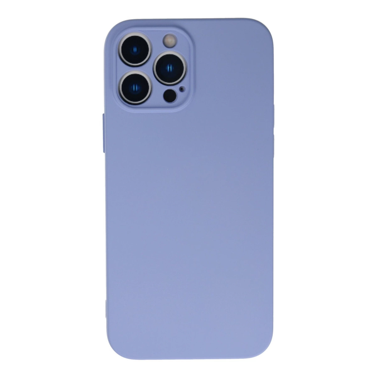 NEWFACE iPhone 13 Pro Uyumlu Nano İçi Kadife Silikon Telefon Kılıfı Lila