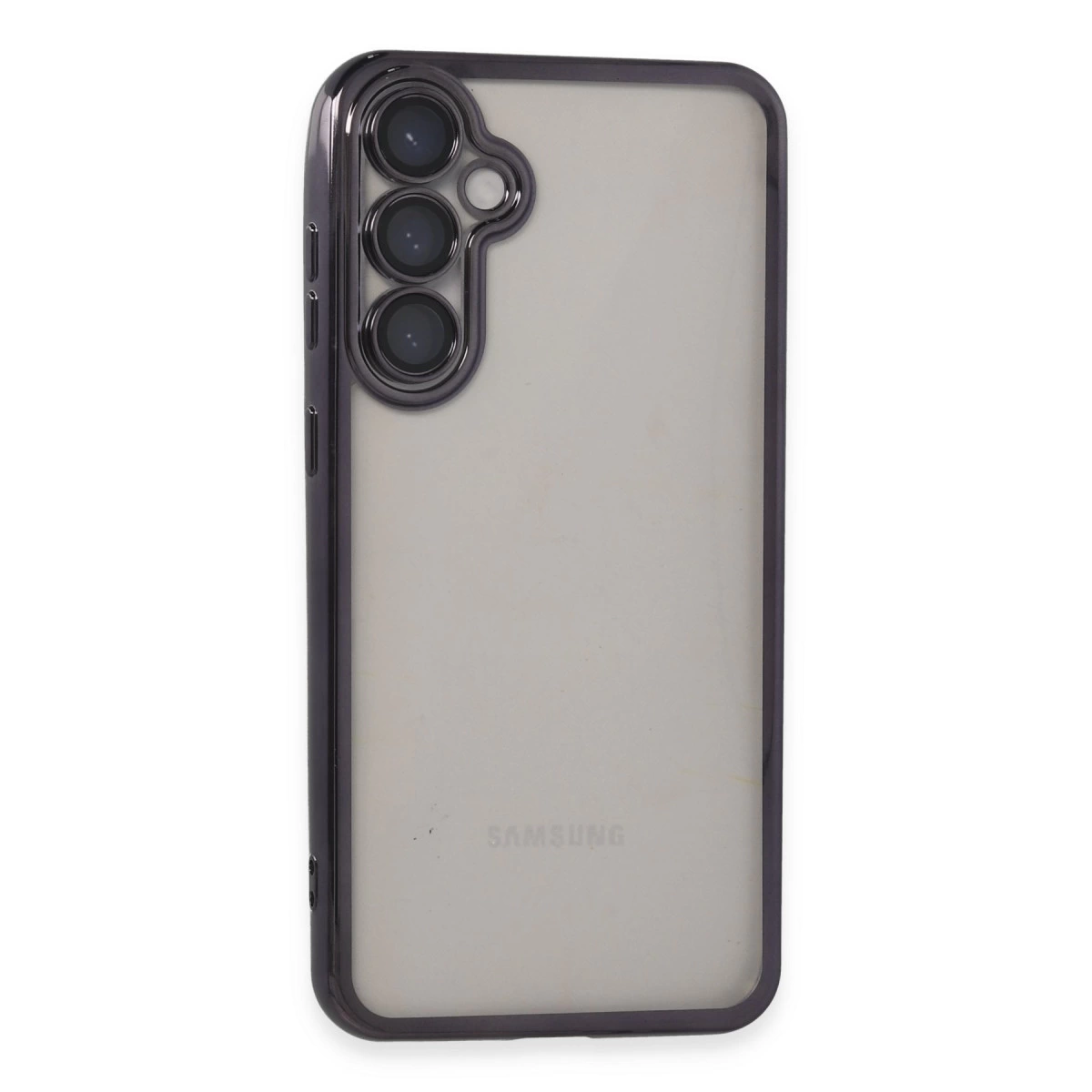 NEWFACE Samsung Galaxy S23 FE Uyumlu Kamera Korumalı Lensli Silikon Telefon Kılıfı Mor