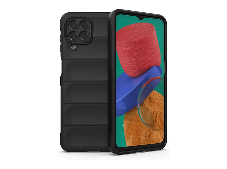 NEWFACE Samsung Galaxy M33 Uyumlu Optimum Silikon Telefon Kılıfı Siyah