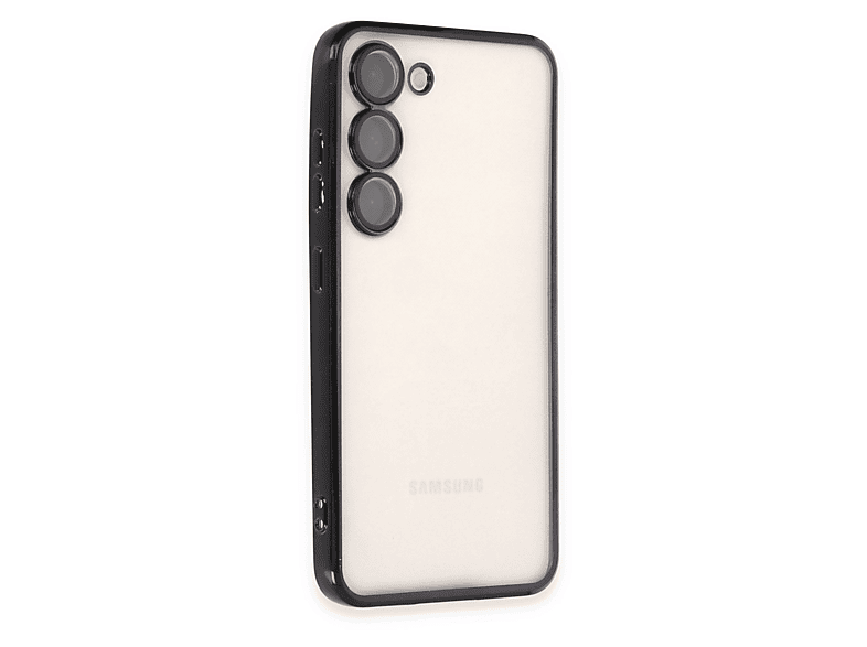 NEWFACE Samsung Galaxy S23 Plus Uyumlu Kamera Korumalı Lensli Silikon Telefon Kılıfı Siyah