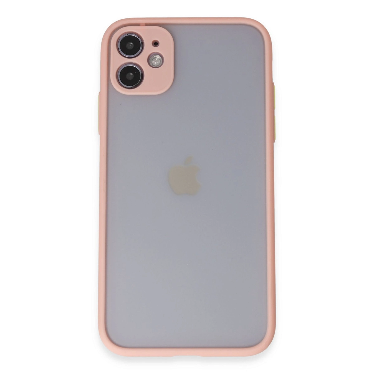 NEWFACE iPhone 11 Uyumlu Montreal Silikon Kapak Telefon Kılıfı Pembe