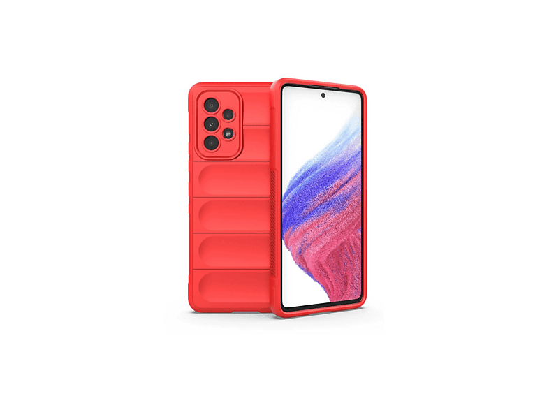 NEWFACE Samsung Galaxy A73 5G Uyumlu Optimum Silikon Telefon Kılıfı Kırmızı