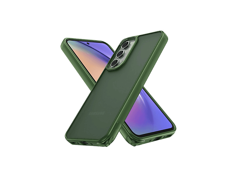 NEWFACE Samsung Galaxy A04S Uyumlu Elegant Kapak Telefon Kılıfı Yeşil