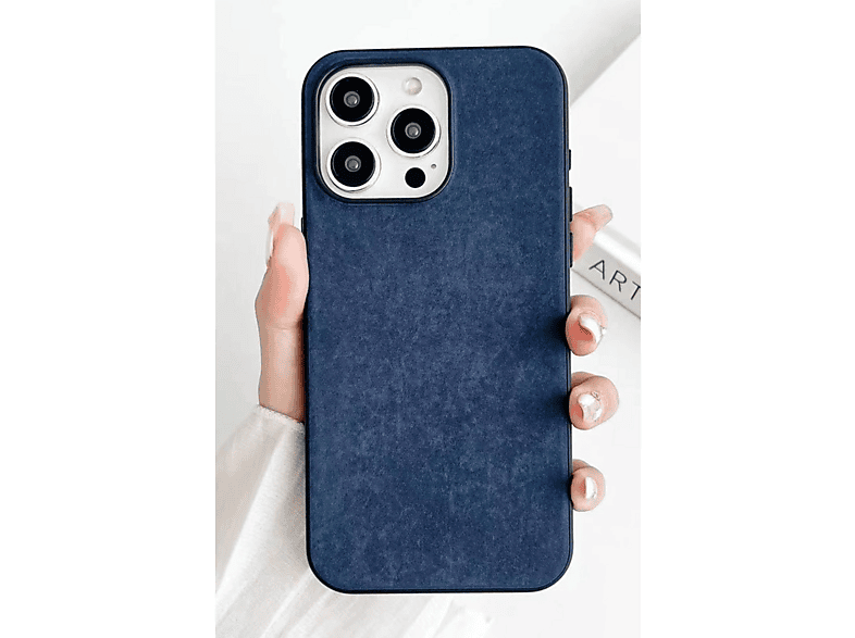 NEWFACE iPhone 15 Pro Uyumlu Karen Magsafe Kapak Telefon Kılıfı Lacivert