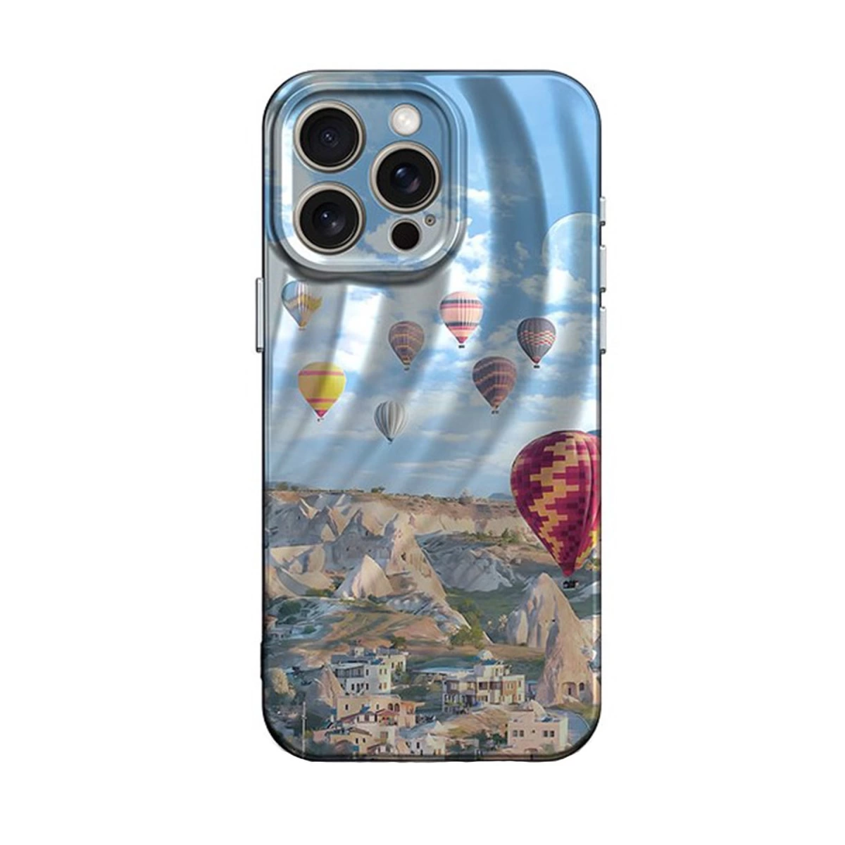 NEWFACE iPhone 13 Pro Uyumlu Crew Desenli Kapak Telefon Kılıfı Çok Renkli