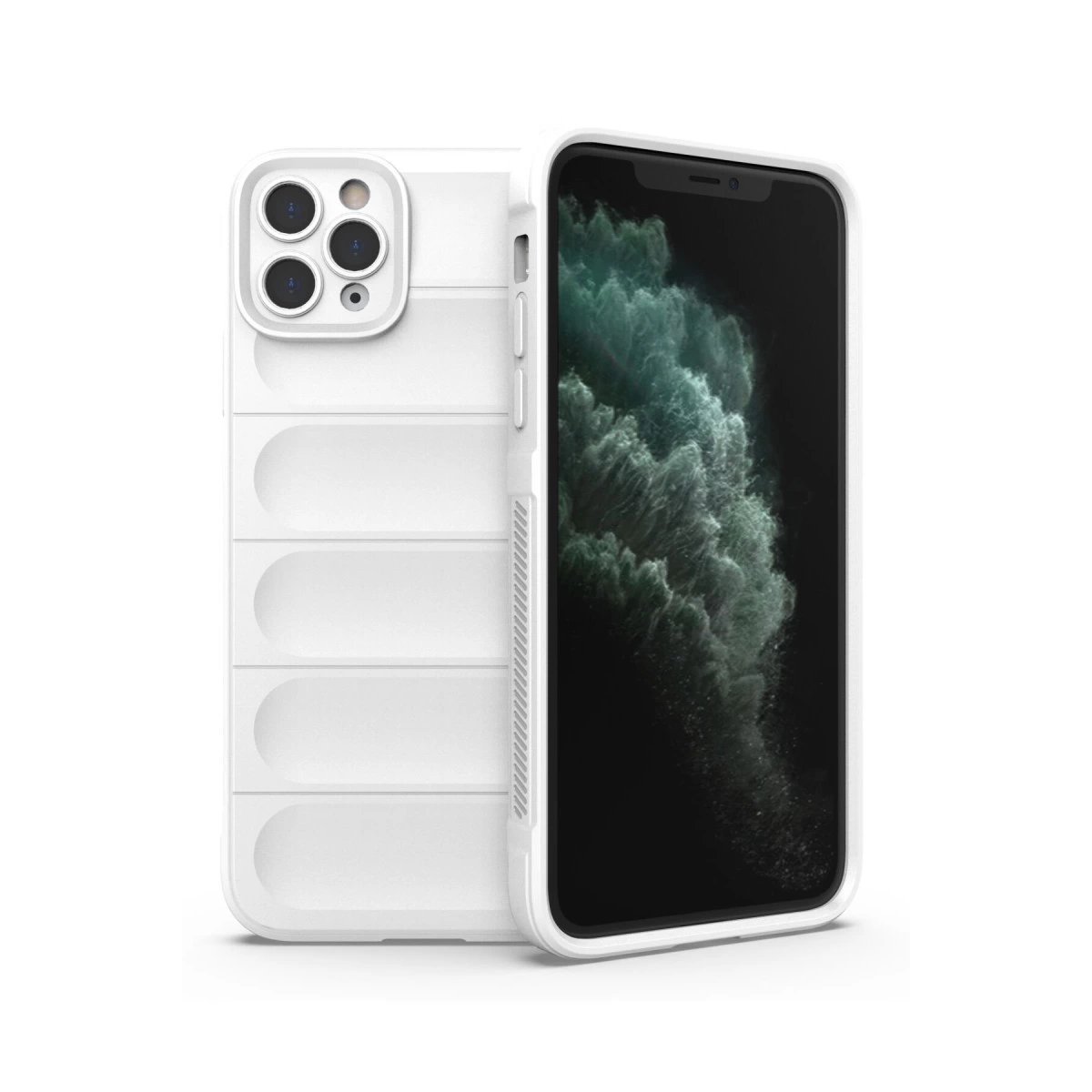 NEWFACE iPhone 11 Pro Uyumlu Optimum Silikon Telefon Kılıfı Krem