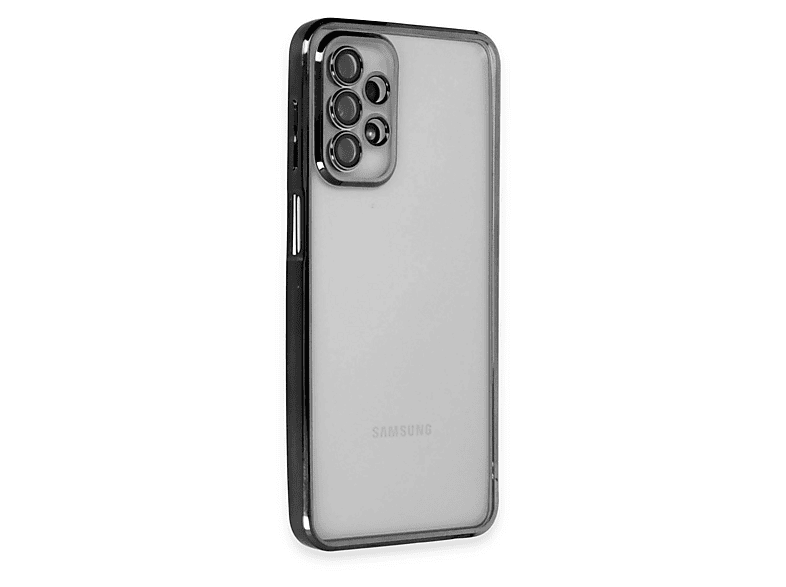 NEWFACE Samsung Galaxy A23 4G Uyumlu Kamera Korumalı Lensli Silikon Telefon Kılıfı Siyah