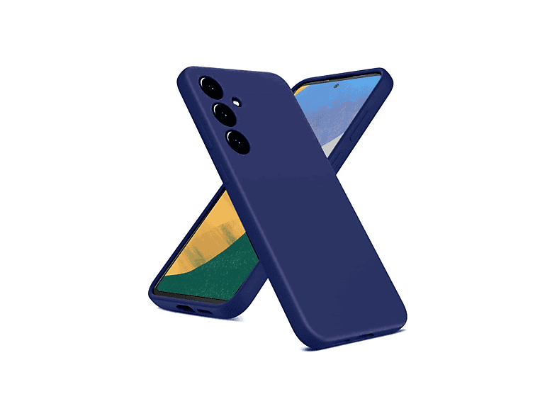 NEWFACE Samsung Galaxy A36 Uyumlu Nano İçi Kadife Silikon Telefon Kılıfı Lacivert