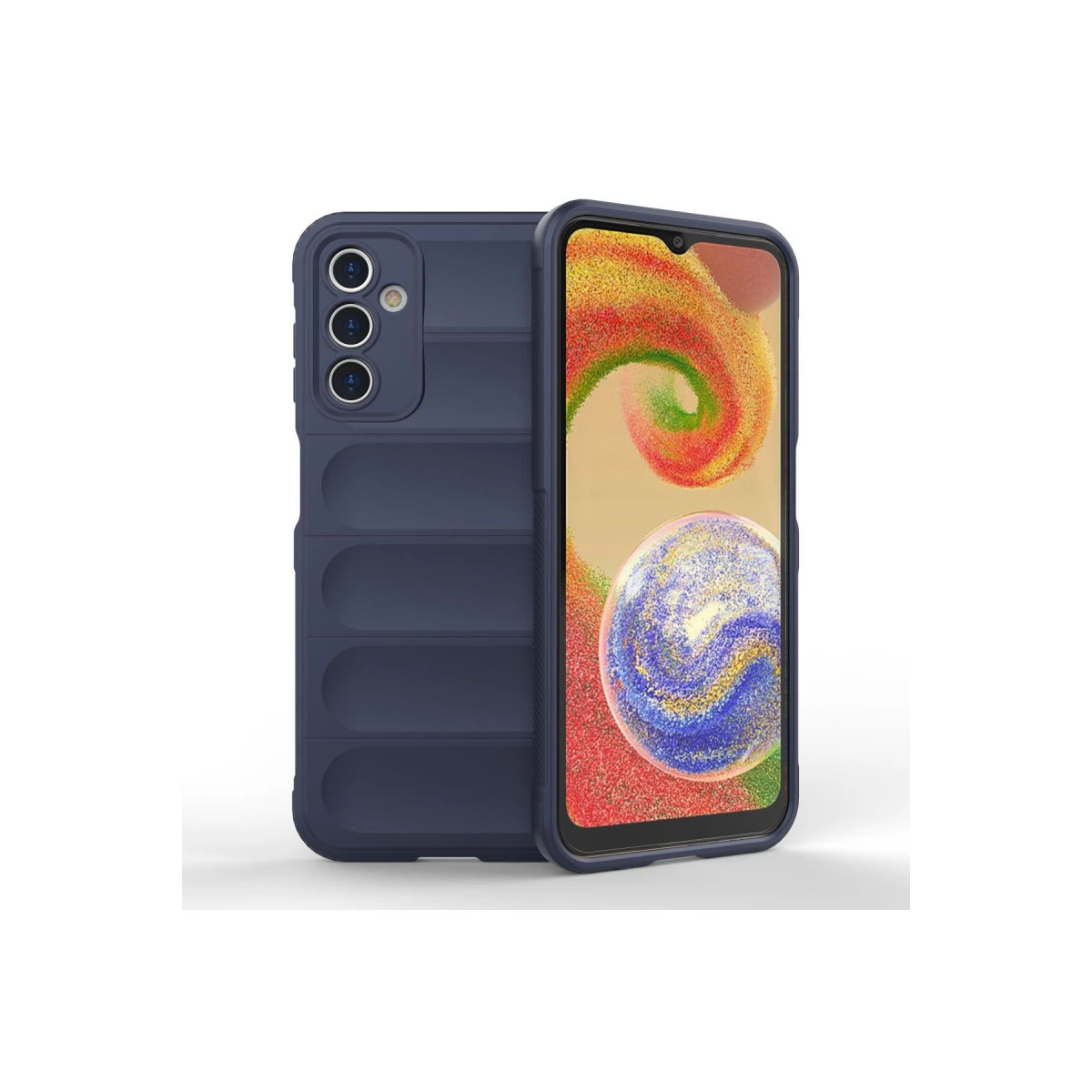 NEWFACE Samsung Galaxy A14 4G Uyumlu Optimum Silikon Telefon Kılıfı Lacivert