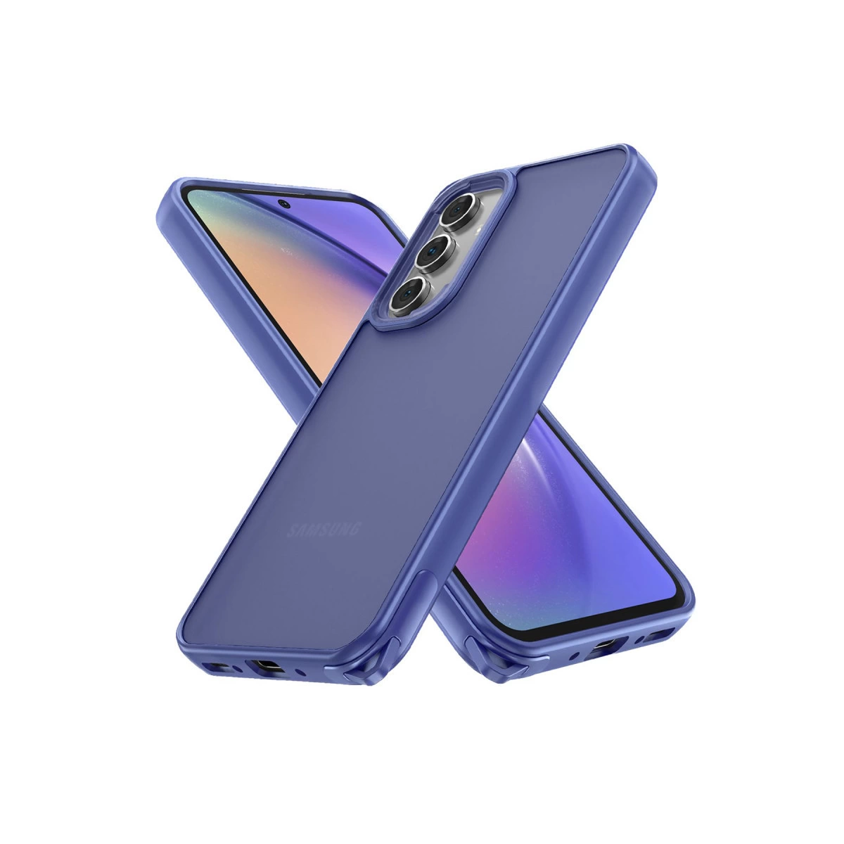 NEWFACE Samsung Galaxy A14 4G Uyumlu Elegant Kapak Telefon Kılıfı Açık Mavi