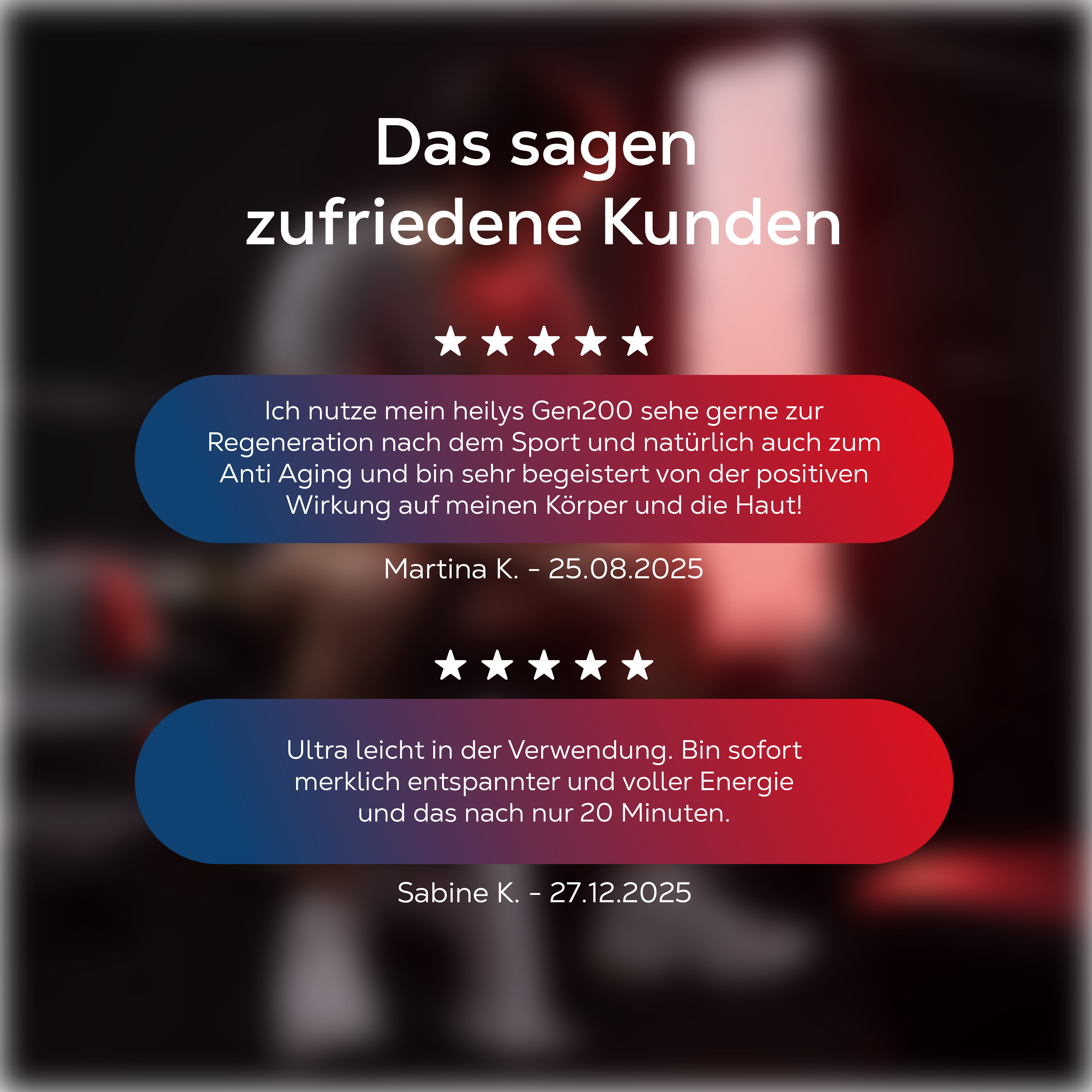 Kundenbewertungen: Heilys Gen200 für Regeneration und Anti Aging.