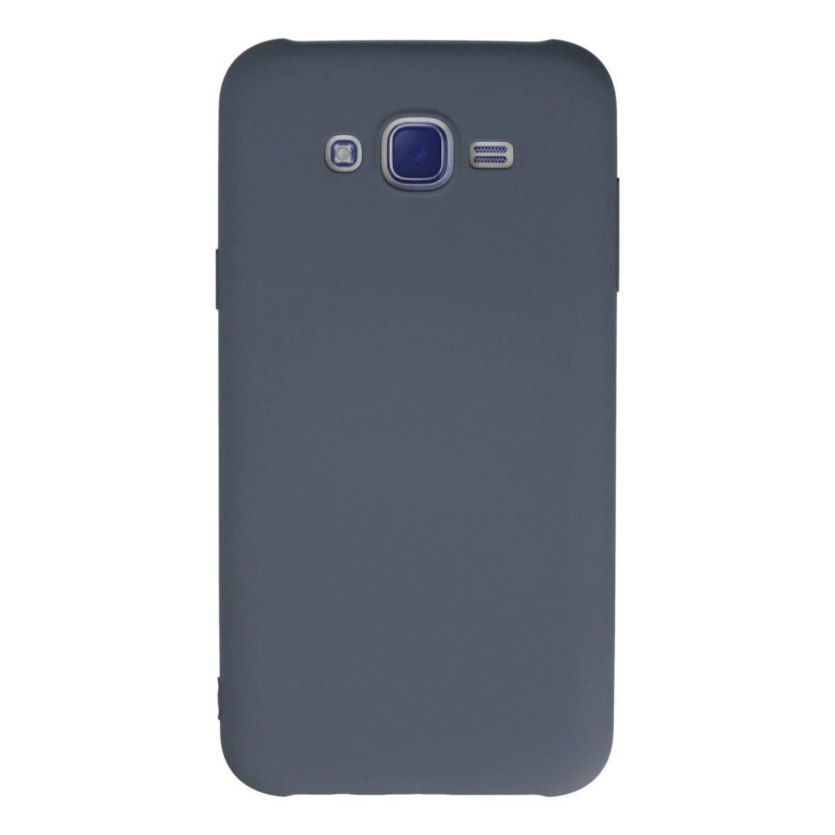 NEWFACE Samsung Galaxy J7 Uyumlu Nano İçi Kadife Silikon Telefon Kılıfı Gri